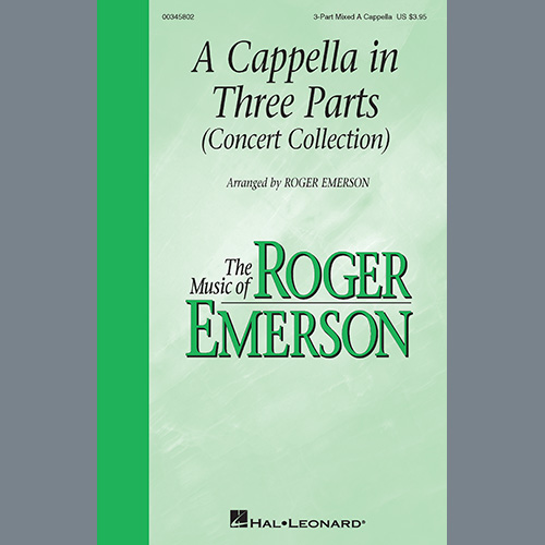 cover: A Cappella in Three Parts (Concert Collection), , Chor