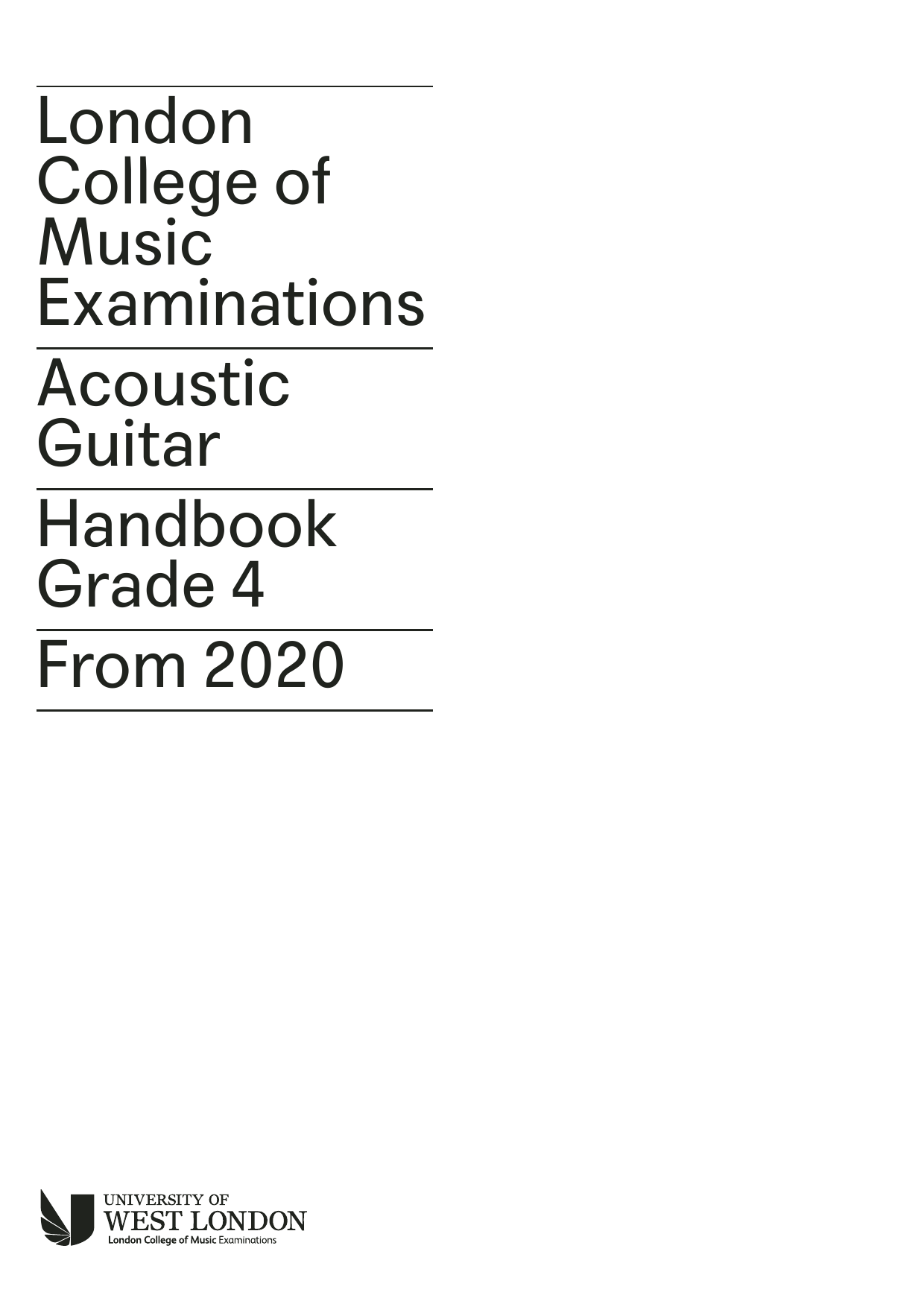 Produktgalerie: Seite 1 von 1 LCME Acoustic Guitar Handbook Grade 4 2020, LCME