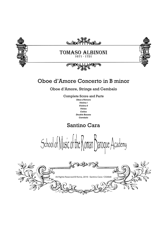 Product picture to: Concerto in H-Moll Op.9Tomaso Albinoni