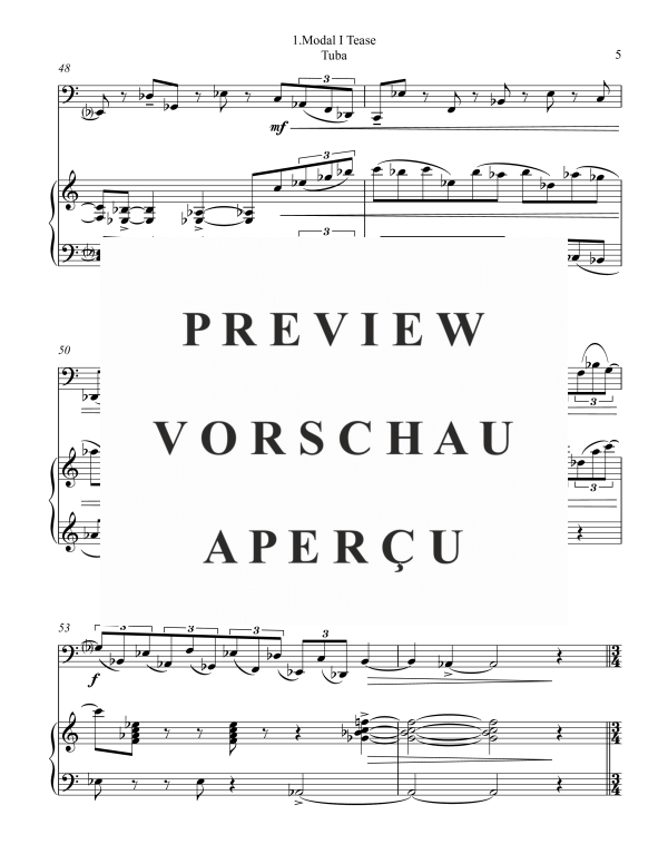 Product gallery: Page 9 of 11 Frivol I Tease, , (tuba or bass trombone and piano)