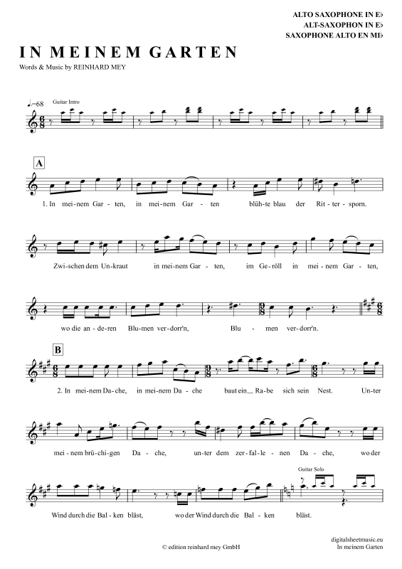 Produktbild zu: In Meinem GartenReinhard Mey