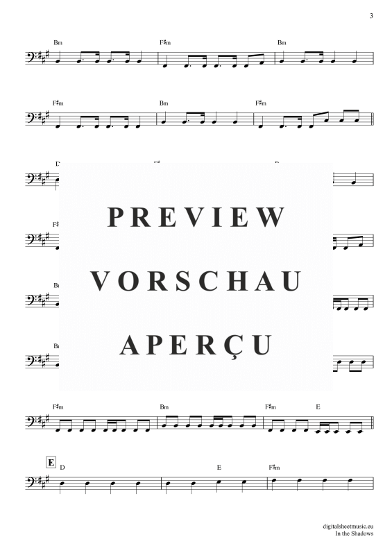 gallery: In The Shadows, Rasmus, E-Bass