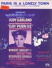 cover: Paris Is A Lonely Town (from 'Gay Purr-ee'), Judy Garland, Gesang, Gitarre, Klavier