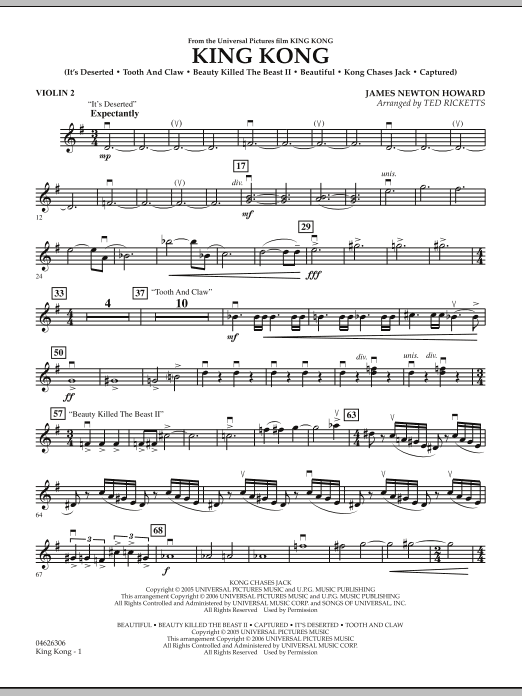 Produktbild zu: King Kong - Violin 2