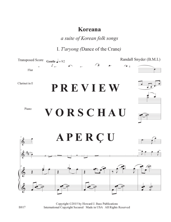 Product gallery: Page 4 of 21 Koreana , , (flute, clarinet and piano)