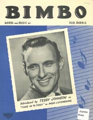 cover: Bimbo, Teddy Johnson, Gesang, Gitarre, Klavier