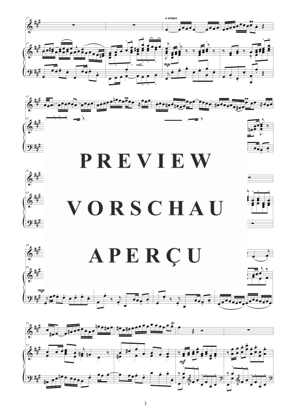 Product gallery: Page 4 of 11 Oboen Konzert in A-Dur BWV 1055, , Oboe and Piano