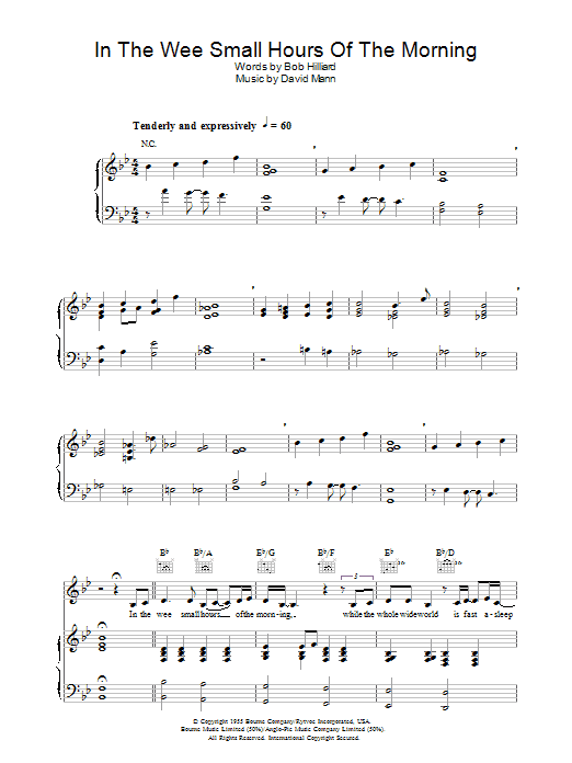 Produktbild zu: In The Wee Small Hours Of The Morning