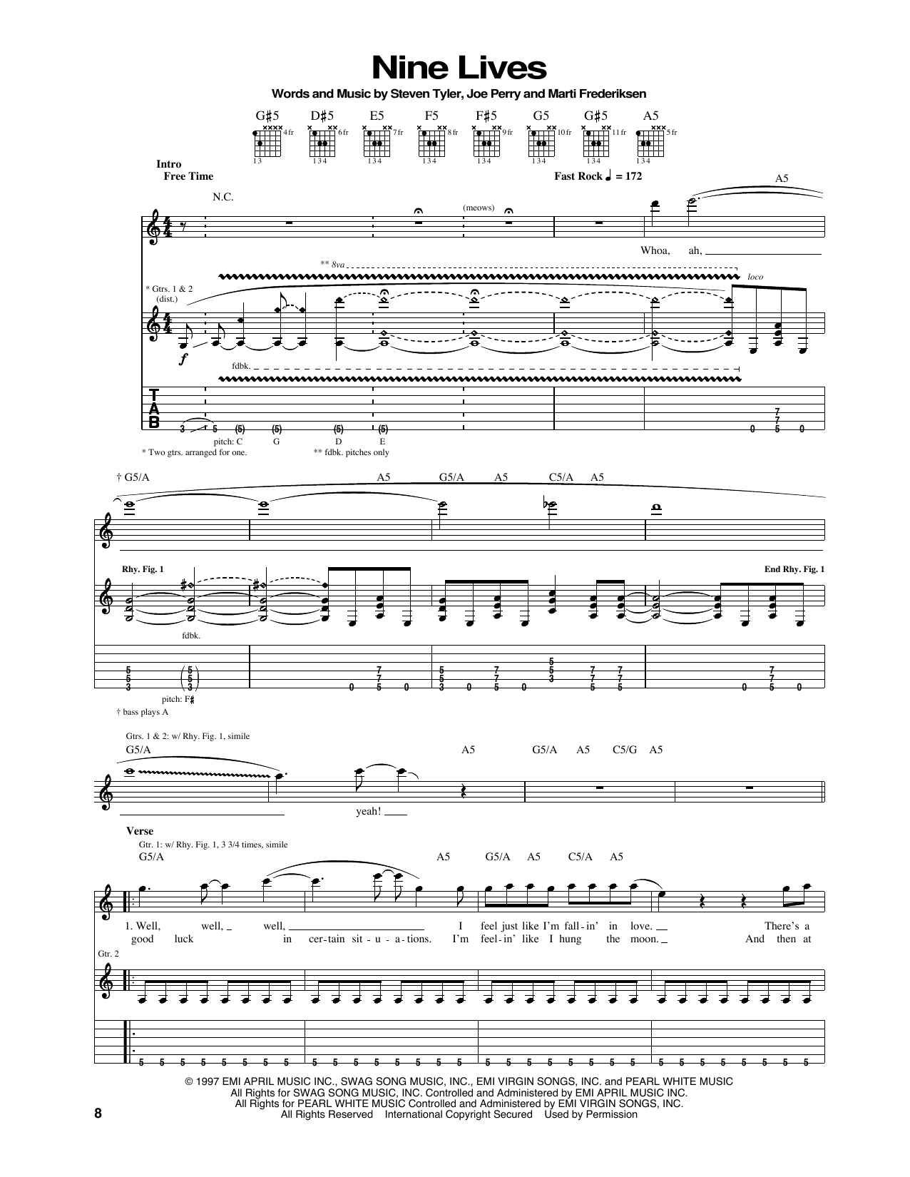 Product gallery: Page 1 of 1 Nine Lives, Aerosmith