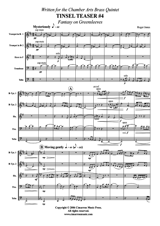 Produktbild zu: Tinsel Teaser 4 Roger Jones