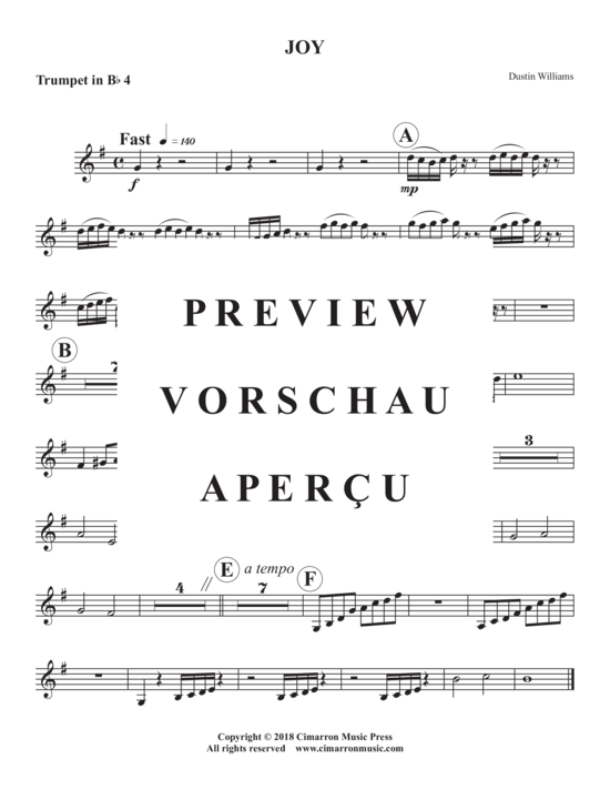 Produktgalerie: Seite 10 von 11 Joy (5x Trompete in B) , ,  (Quintett)