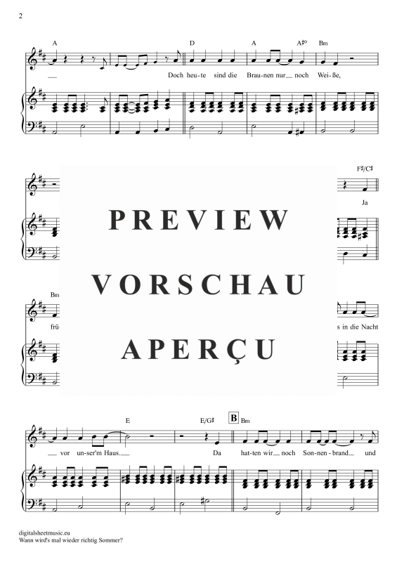 Product gallery: Page 3 of 9 Wann wird’s mal wieder richtig Sommer , Carrell, Rudi, Gesang mit Klavierbegleitung