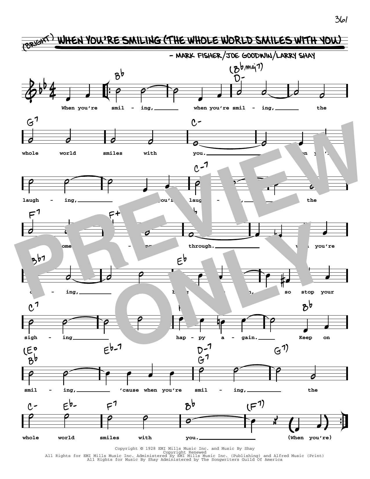 Produktbild zu: When You're Smiling (The Whole World Smiles With You) (arr. Robert Rawlins)