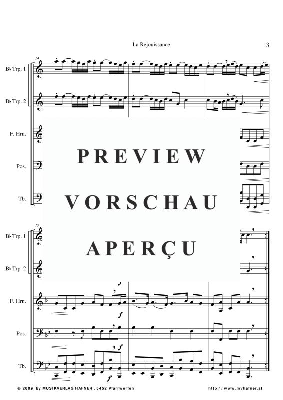 gallery: Feuerwerksmusik - La Réjouissance, , (Blechbläser Quintett)