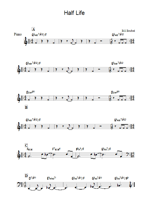 Product gallery: Page 1 of 1 Half Life, Bill Bruford