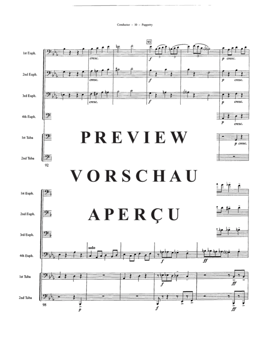 Produktgalerie: Seite 13 von 21 Puppetry , , (Tuba Ensemble EEEETT)
