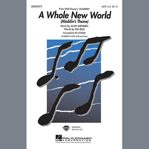 Product picture to: A Whole New World (Aladdin's Theme) (from Aladdin) (arr. Ed Lojeski)