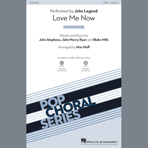 cover: Love Me Now, Mac Huff, Chor
