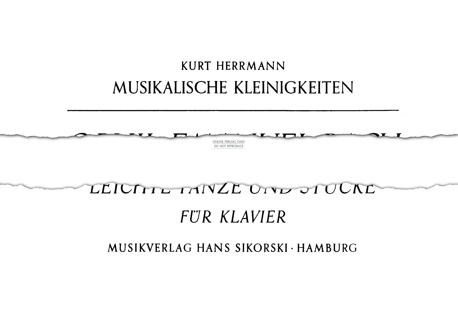 Produktgalerie: Seite 1 von 1 Easy Dances and Pieces, Carl Philipp Emanuel Bach, Klavier