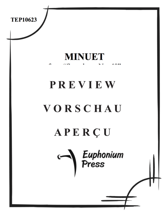 Product gallery: Page 2 of 16 Minuet , , (Tuba Quintet EEETT)