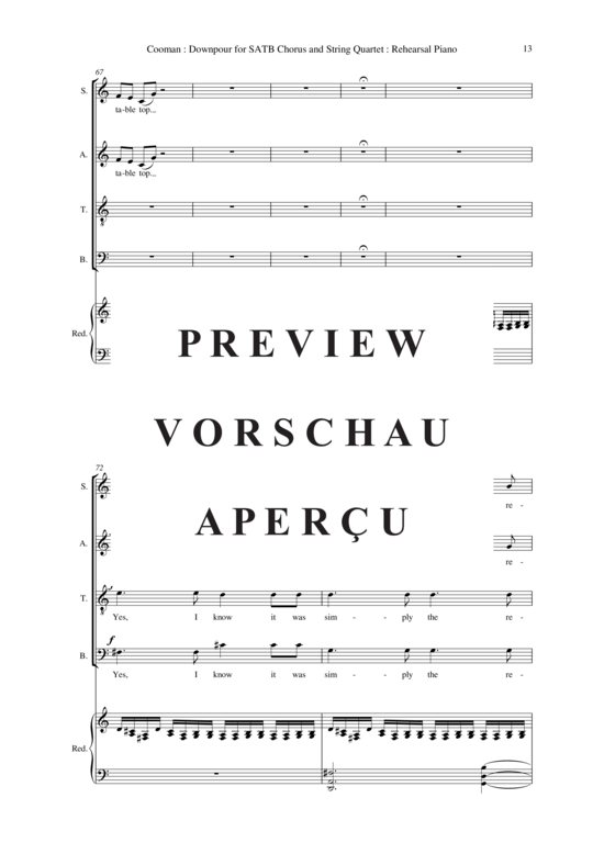 gallery: Downpour , , (Gemischter Chor + Streicher)