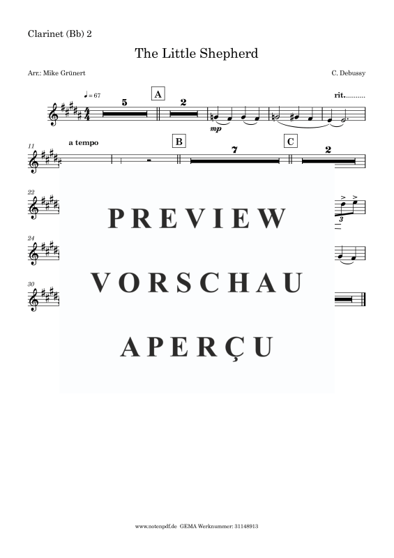 gallery: The Little Shepherd, , Großes Blasorchester