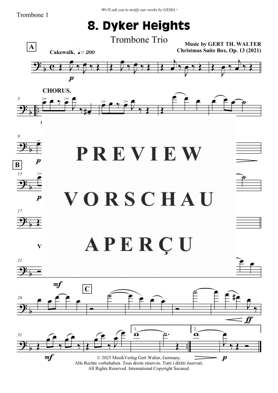 Produktgalerie: Seite 4 von 6 Dyker Heights, , (Posaunen Trio)
