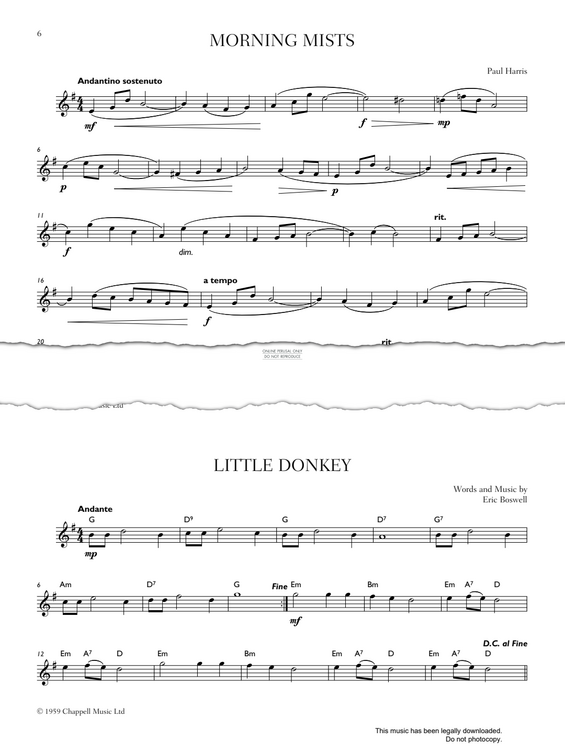Product gallery: Page 1 of 1 Little Donkey, Eric Boswell