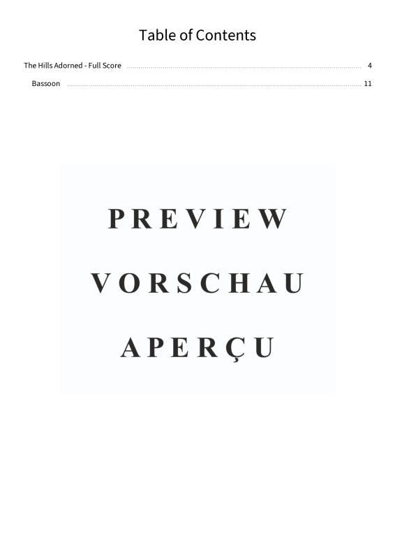 Produktgalerie: Seite 5 von 11 The Hills Adorned, , (Fagott und Cembalo/Klavier)