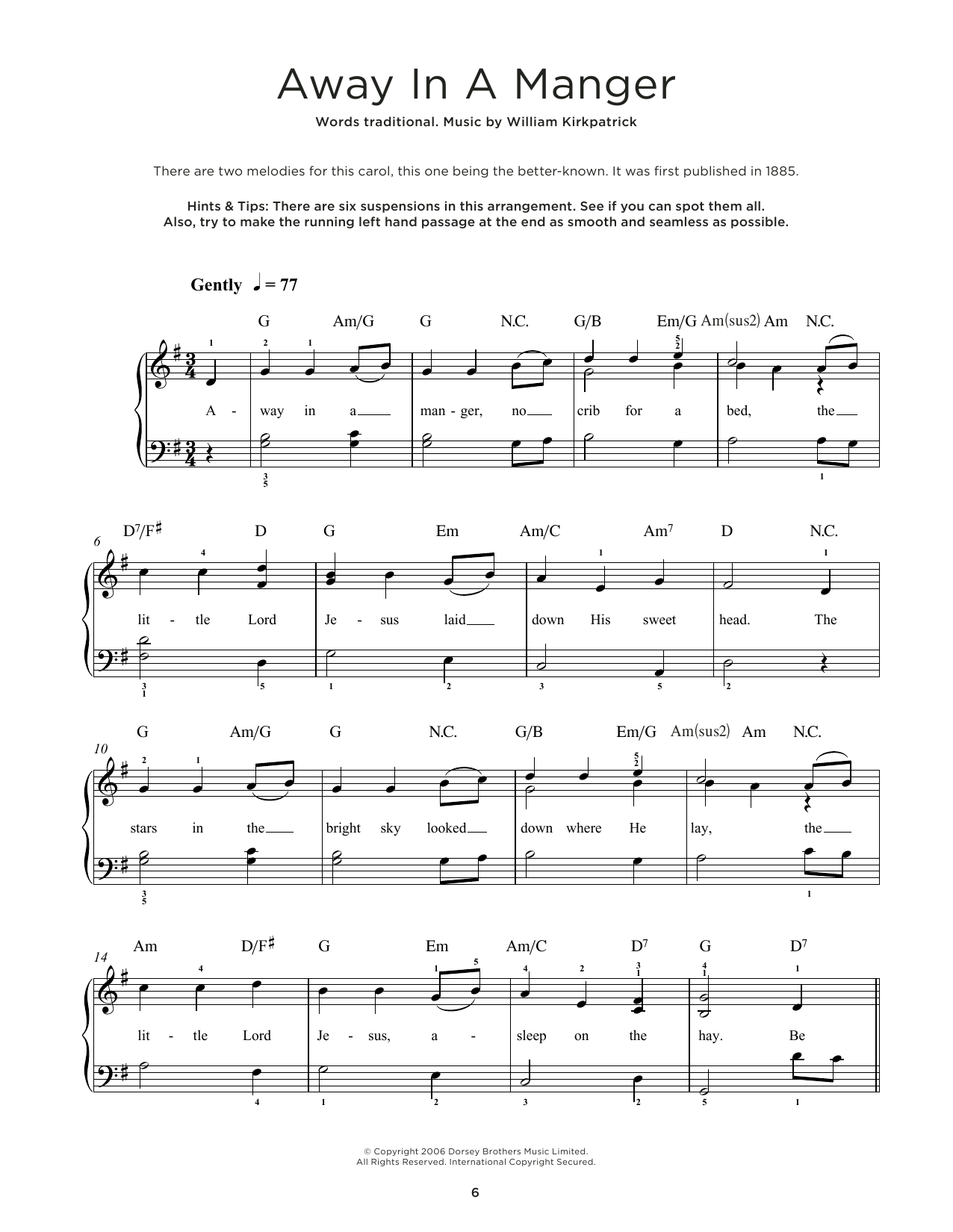 Produktbild zu: Away In A Manger