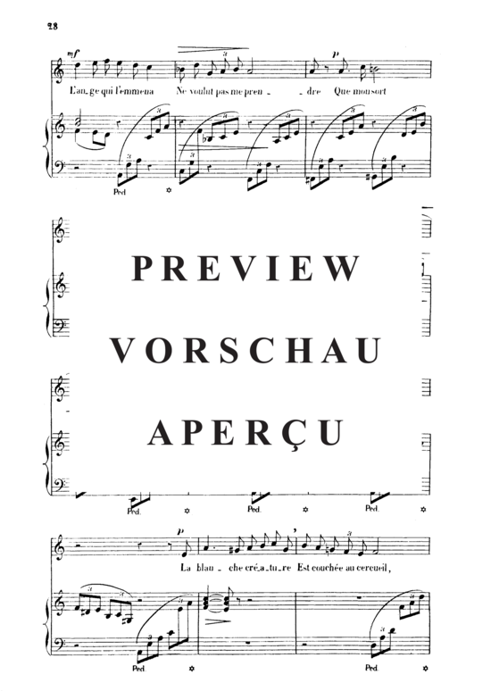 Product gallery: Page 3 of 6 La chanson du pêcheur Op.4 No.1, , High Voice and Piano