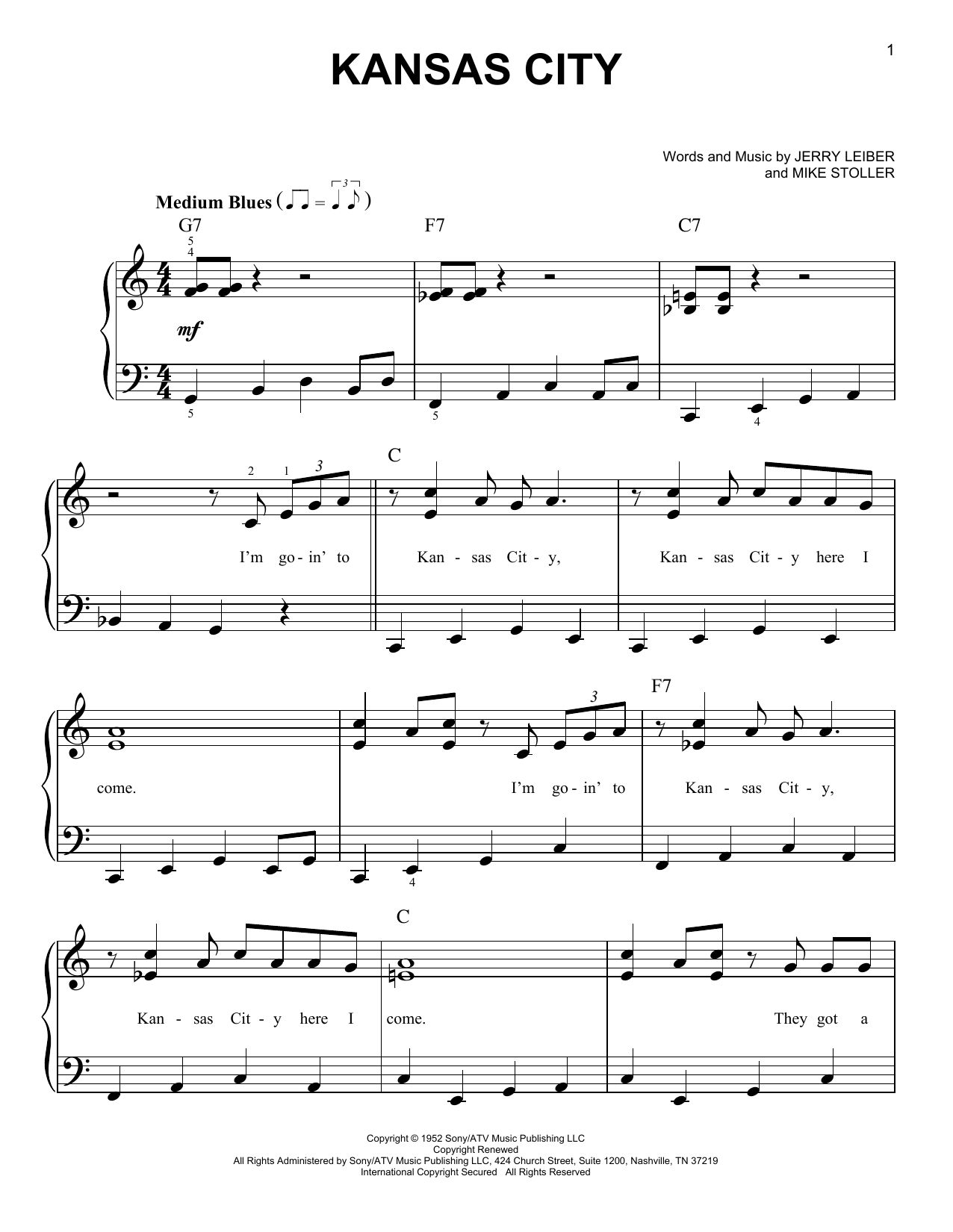 Produktgalerie: Seite 1 von 1 Kansas City, Wilbert Harrison, Klavier