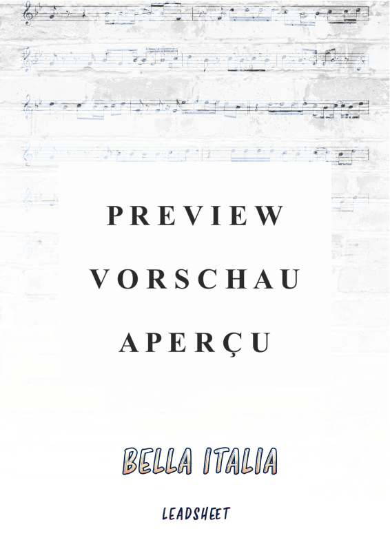 gallery: Bella Italia, DeSchoWieda, (Leadsheet)