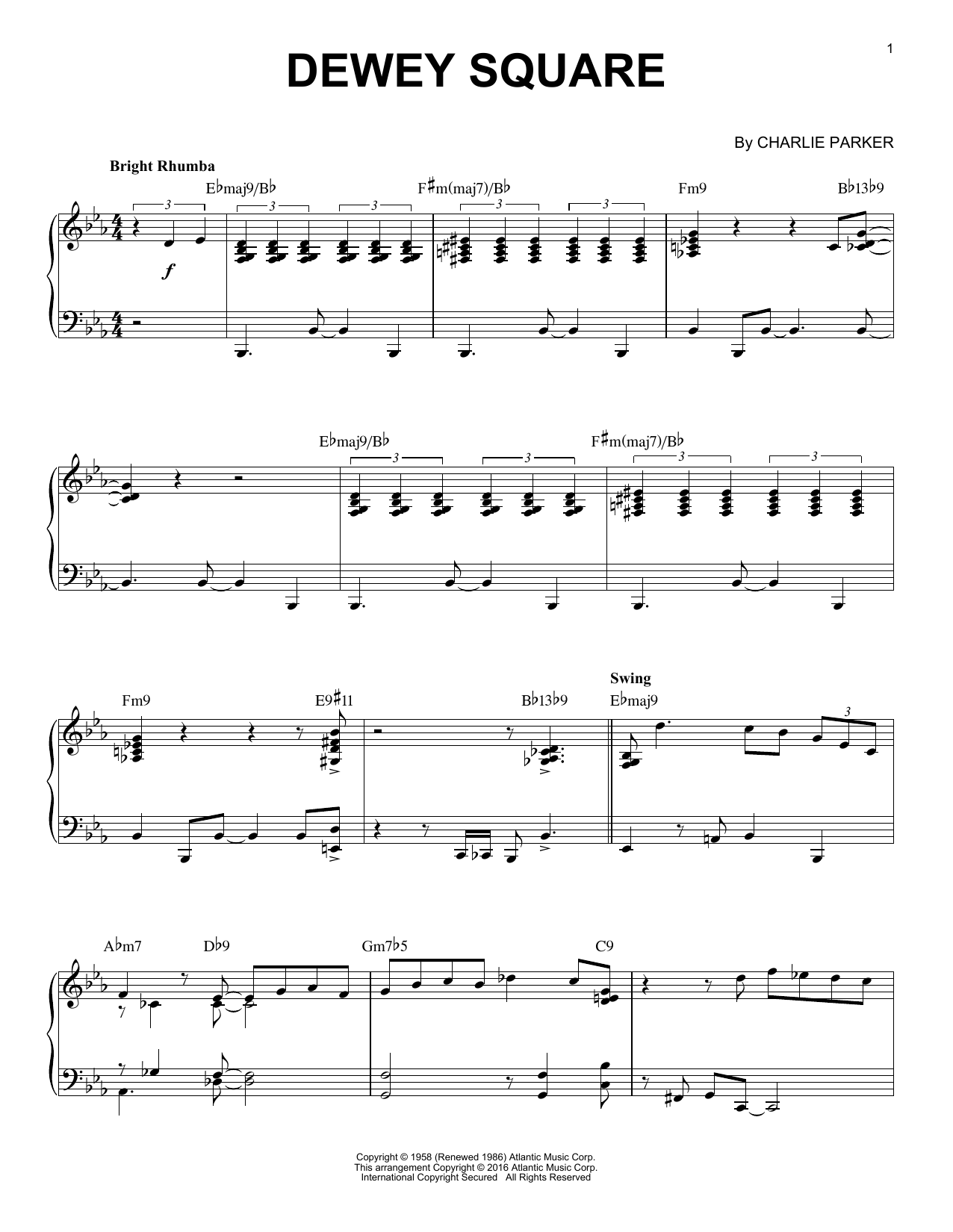 Product picture to: Dewey Square (arr. Brent Edstrom)