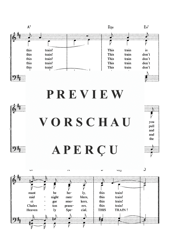 Produktgalerie: Seite 4 von 4 This Train, , Gemischter Chor