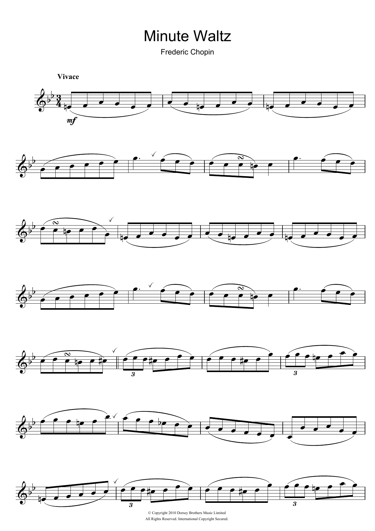 Product gallery: Page 1 of 1 Minute Waltz in D flat major Op. 64 No. 1, Frédéric Chopin