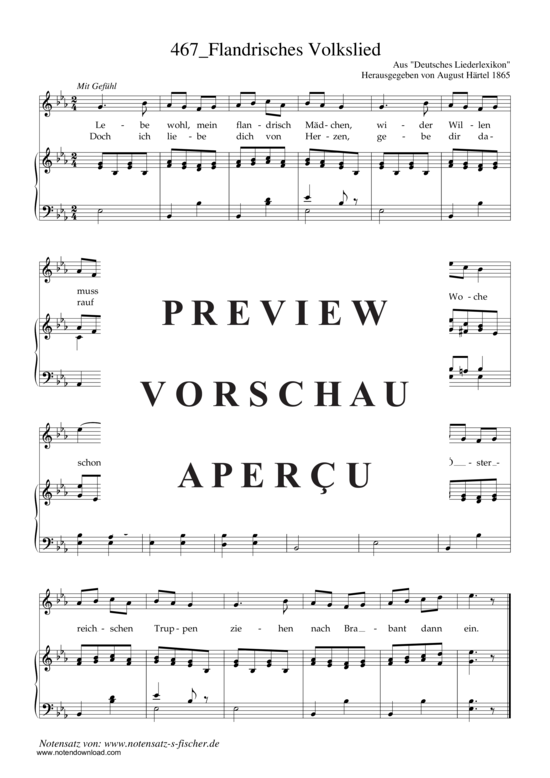 Product gallery: Page 2 of 3 Flandrisches Volkslied , , Piano and Voice