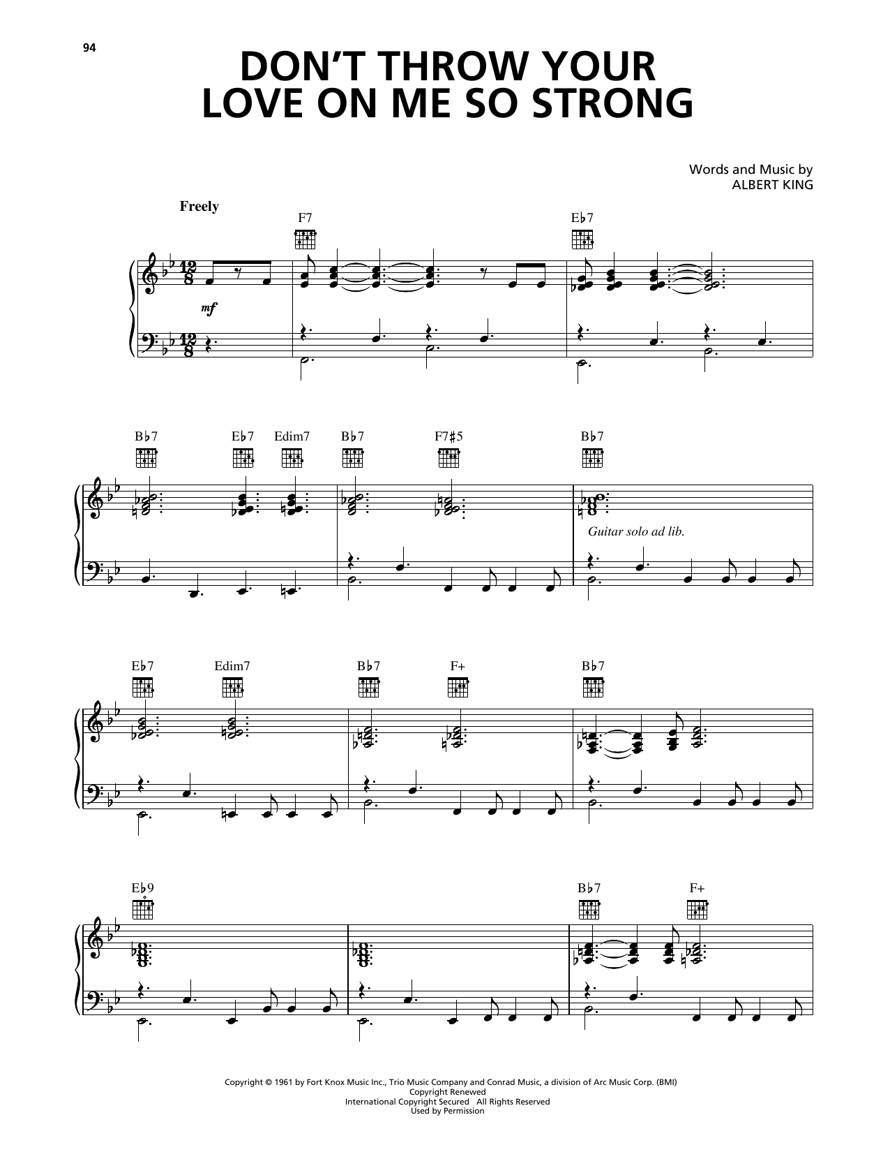 Produktbild zu: Don't Throw Your Love On Me So Strong
