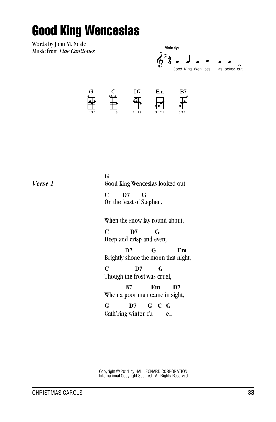 Product gallery: Page 1 of 1 Good King Wenceslas, John M. Neale