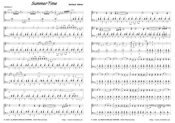 Product gallery: Page 1 of 11 SummerTime, , (large wind orchestra)