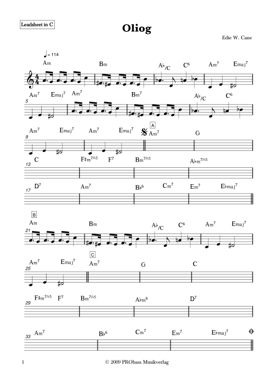 Produktgalerie: Seite 1 von 11 Oliog, , Combo: Melodiestimme in C/B/Es, Kontrabass