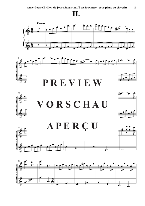 Product gallery: Page 12 of 17 Sonata no. 12 in c minor , Horvath, Nicolas, (Klavier/Cembalo Solo)
