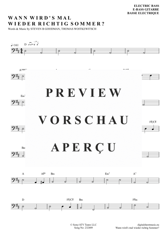 gallery: Wann wird’s mal wieder richtig Sommer , Carrell, Rudi, E-Bass