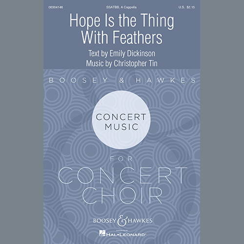 cover: Hope Is The Thing With Feathers, Emily Dickinson and Christopher Tin, Chor