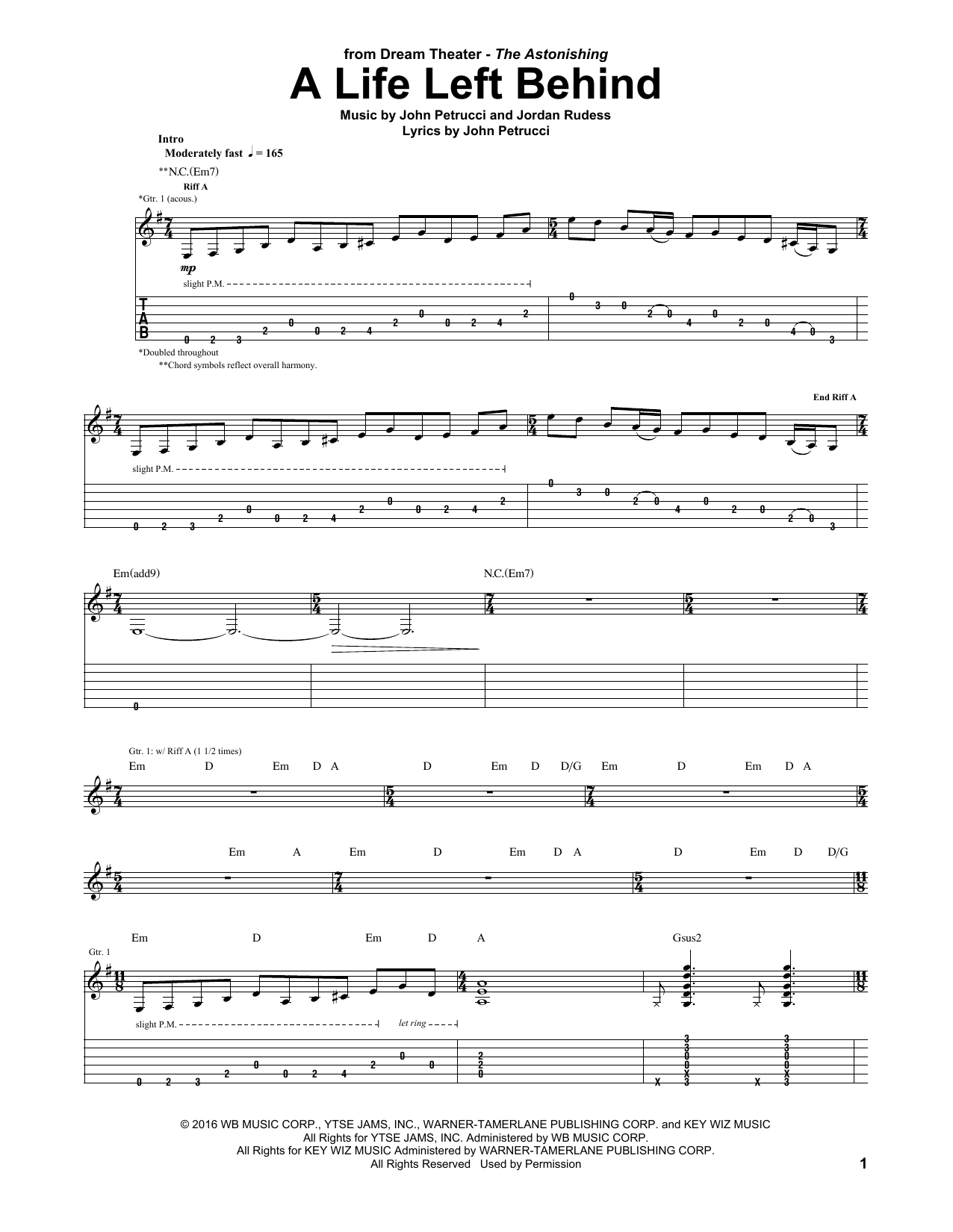 Product gallery: Page 1 of 1 A Life Left Behind, Dream Theater
