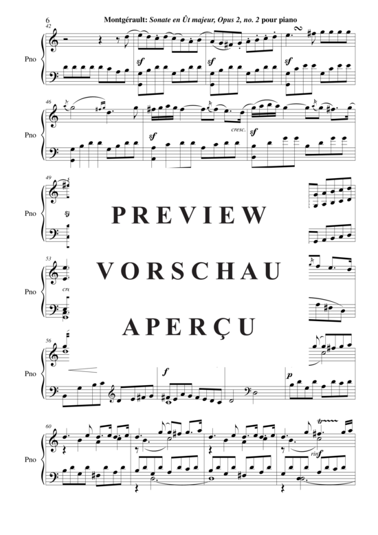 Product gallery: Page 7 of 21 Sonata in C major, Opus 2 no. 2 , Nicolas Horvath, Piano Solo