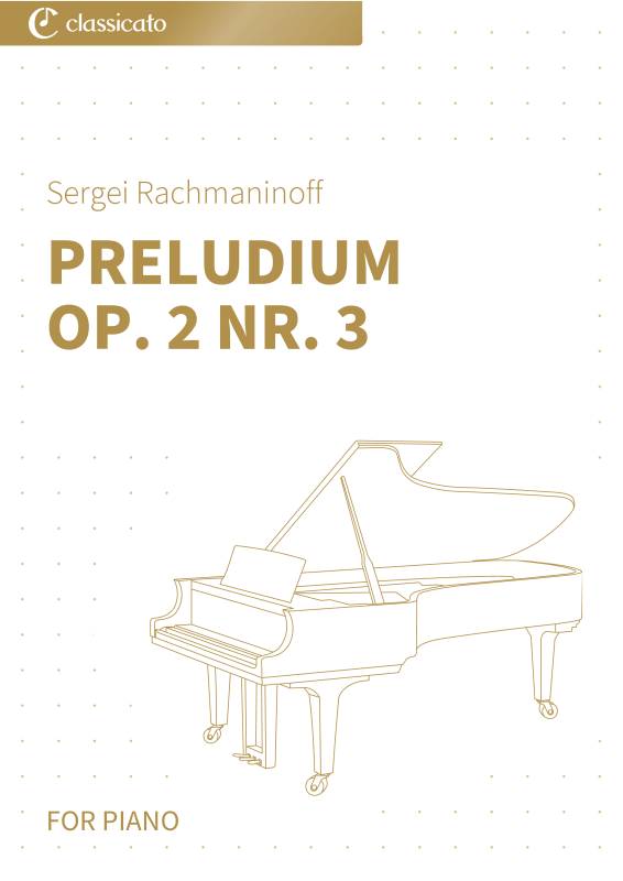 cover: Preludium op. 2 nr. 3 - Vereenvoudigde versie, , Klavier Solo