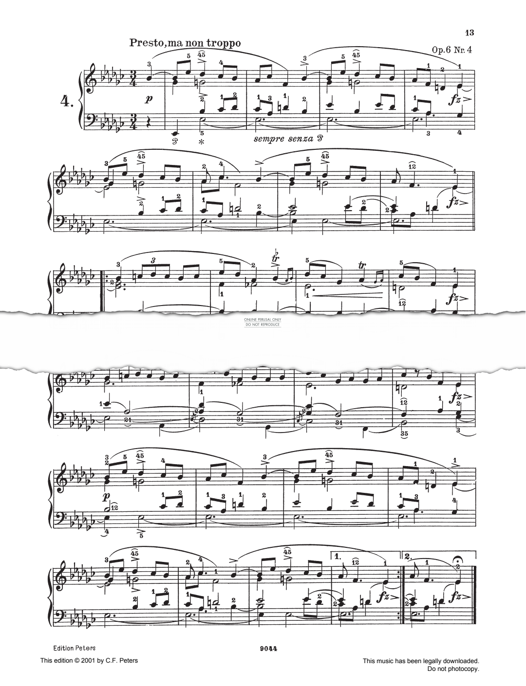 Produktbild zu: Mazurkas Op. 6 No. 4