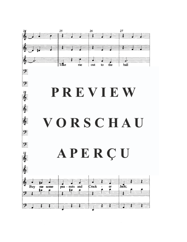 Produktgalerie: Seite 5 von 11 Take Me Out to the Ball Game, , Blechbläser Quintett