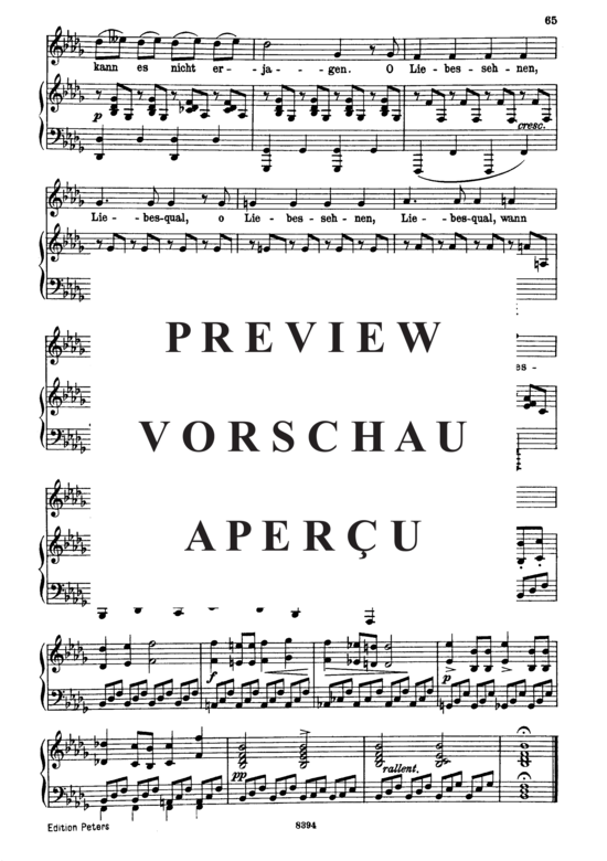 Product gallery: Page 10 of 10 Im Walde D.834, , High Voice and Piano